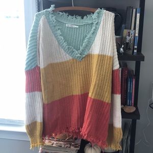 Size L Multicolor Boutique Sweater